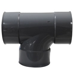 Té PVC 87° femelle-femelle 100