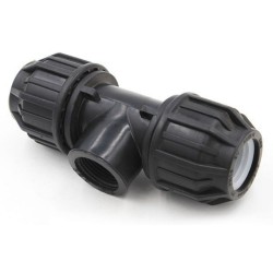 Té compression taraudé 32x3-4