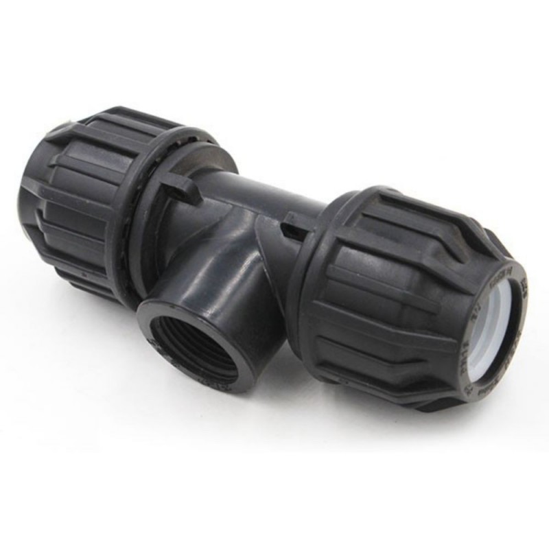 Té compression taraudé 32x3-4