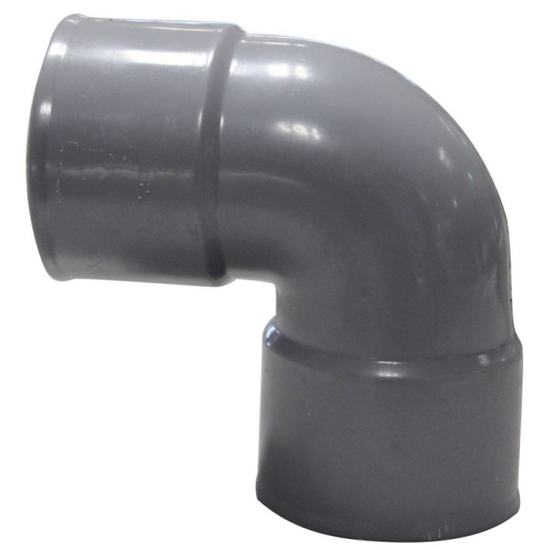 Coude pvc 87° femelle-femelle 50