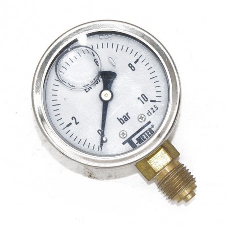 Manomètre eau press radial 0-10bars*