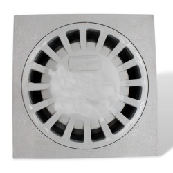 Siphon de sol gris 200x200mm
