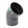 Coude PVC femelle 87° 125 mm