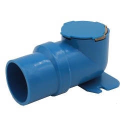 Coude sortie de cloison simple 12mm en laiton pour tube PER