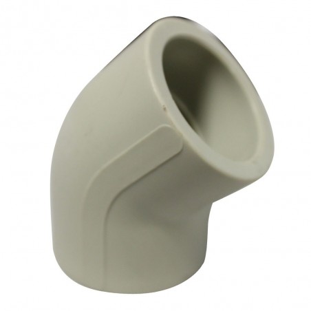 Coude pour gris 45° D40mm*