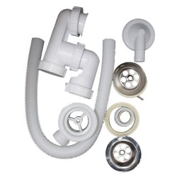 Vidage baignoire à chainette avec siphon