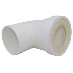 Pipe courte coudée rigide mâle