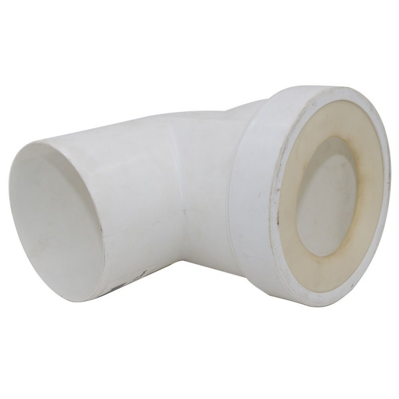 Pipe courte coudée rigide mâle