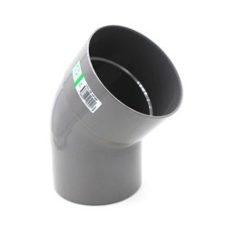 Coude PVC 87° mâle femelle D125
