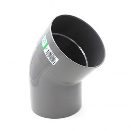 Coude PVC 87° mâle femelle D125
