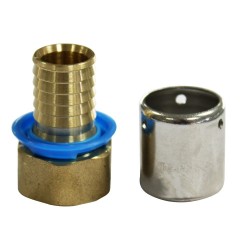 Raccord droit fixe femelle 20x1-2
