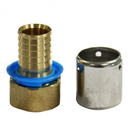 Raccord droit fixe femelle 20x1-2