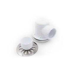 Bonde siphoide coudé p-receveur ref 34010005*