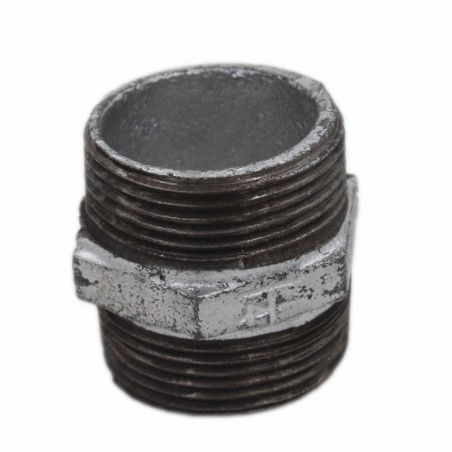 Mamelon galvanisé 15X21 mm Male-Male 1-2