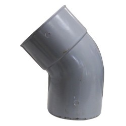 Coude 45° mâle femelle diam 100