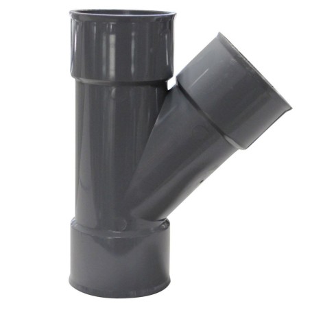 Culotte en PVC femelle-femelle 45° 50mm