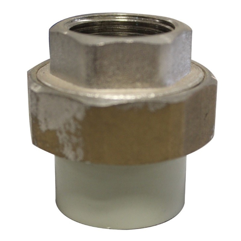 Raccord union pour gris D.25mmx3-4F