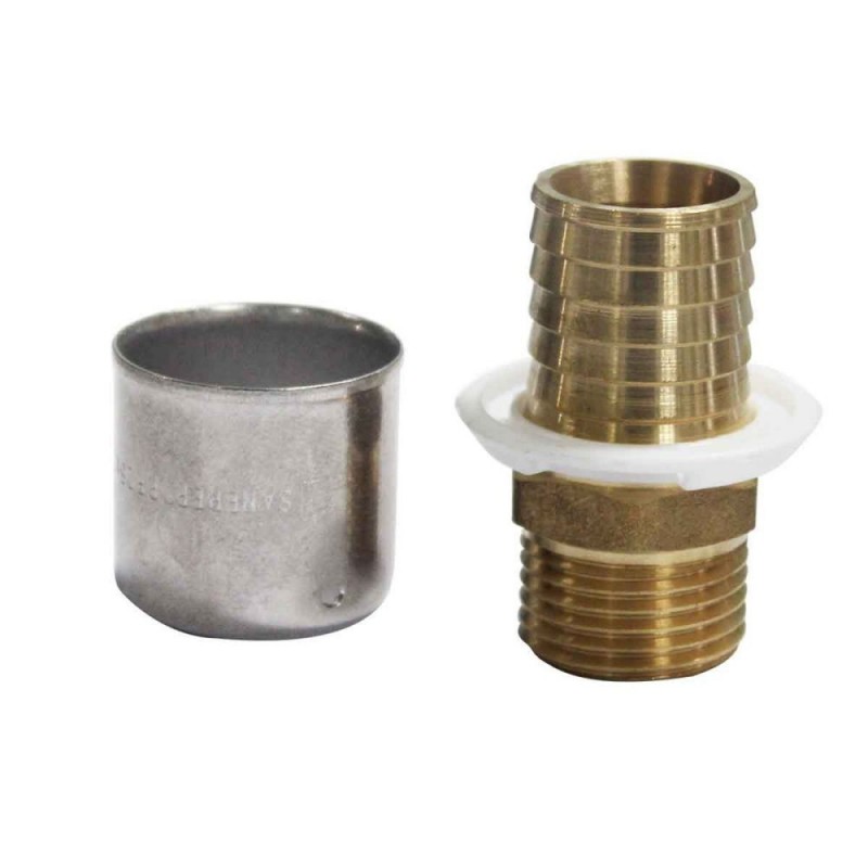 Raccorddroit mâle 7243G 1-2 25x2.3