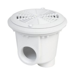 Bonde de fond avec grille Blanc