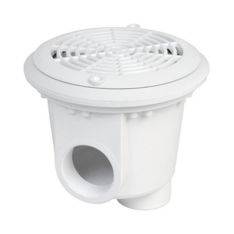 Bonde de fond avec grille Blanc