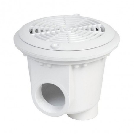 Bonde de fond avec grille Blanc