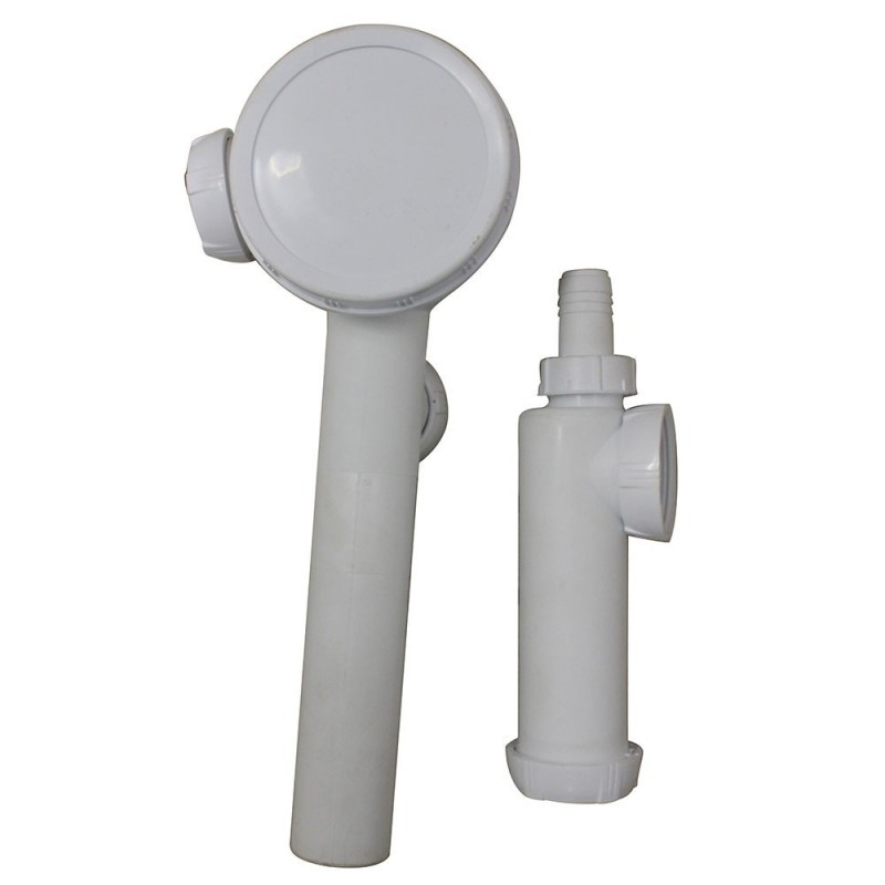 Siphon espace evier 2 bacs extra lat TM200040