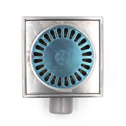 Siphon de cours 150x150 inox