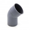 Coude en PVC 45° mâle femelle Ø40mm