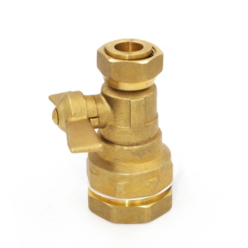 Vanne laiton 25mm 3-4 F PEHD*