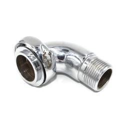 Coude écrou tournant chrome 20x27