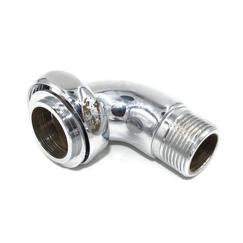 Coude écrou tournant chrome 20x27