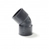 Coude 45° en PVC femelle-femelle Ø40mm