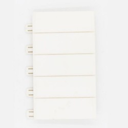 Obturateur blanc 5 modules