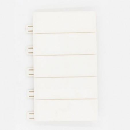 Obturateur blanc 5 modules