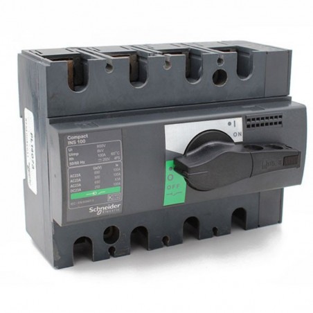 Interrupteur Sectionneur Interpact INS100 4P 100A