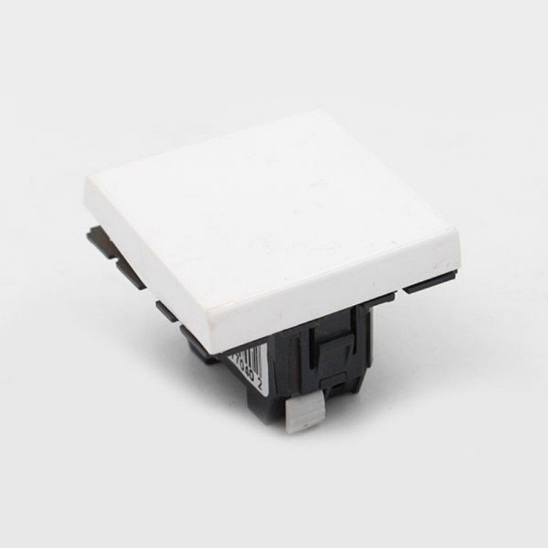 Poussoir programme mosaic 2modules BL