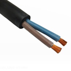 Câble souple HO5 VV-F 2x2.5mm2 gris