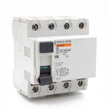 Interrupteur DIFF 4P-415V ID80A-300mA