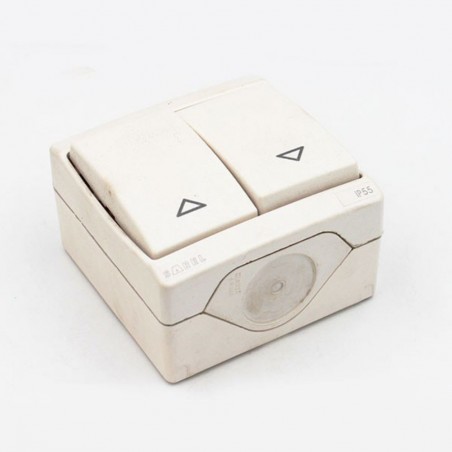 Commande volet roulant dir. blanc *