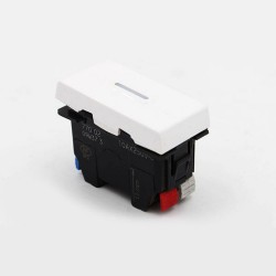 Programme mosaic Interrupteur va et vientlumineux. 1modules blanc