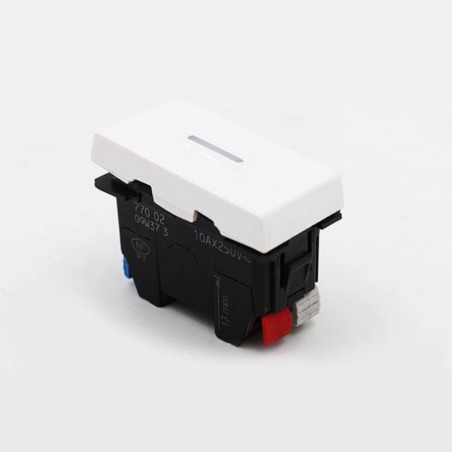 Programme mosaic Interrupteur va et vientlumineux. 1modules blanc