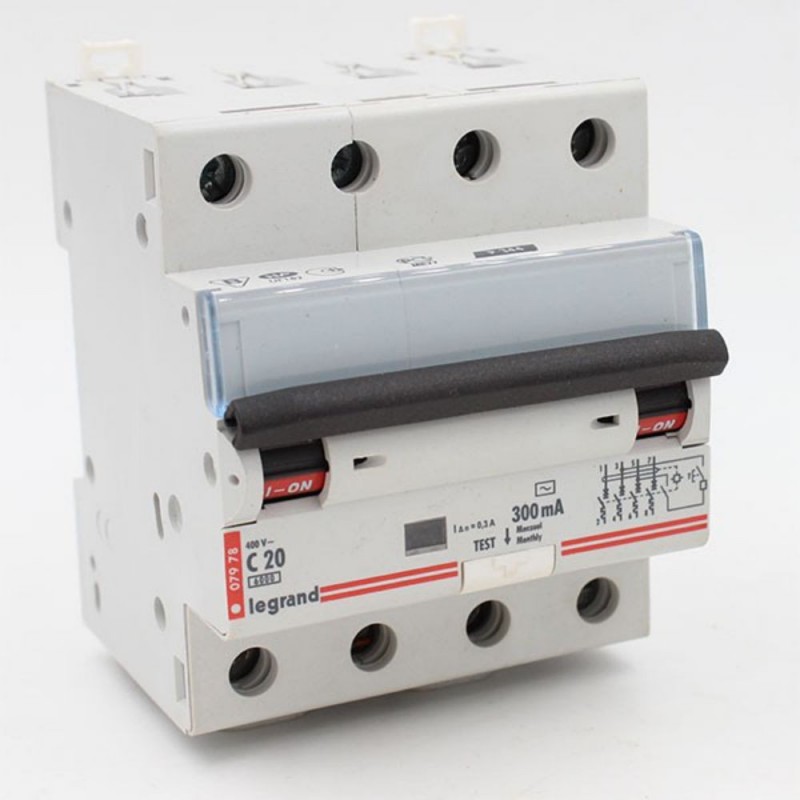Disjoncteurdifférentiel 20A-300mA-4P