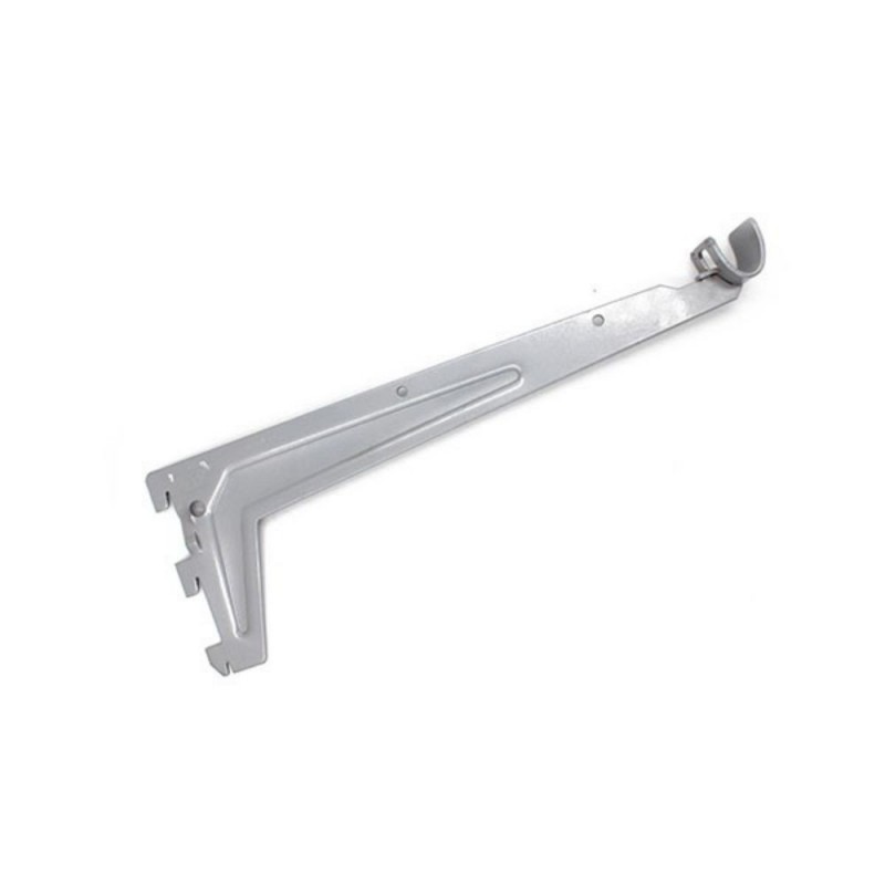 Console de penderie gris alu 330mm*