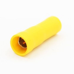 Fiche femelle ronde 2.5-6mm² jaune (bte100pcs)