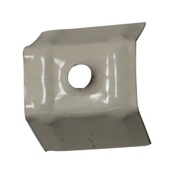 Cavalier de fixation pour tôle bac prélaqué blanc