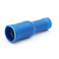 Fiche femelle ronde 1.0-2.5mm² bleu (bte100pcs)*