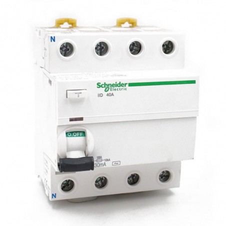 Interrupteur différentiel4P-240V 40A-30mA*