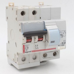 Disjoncteur différentiel 25A-30mA-2P