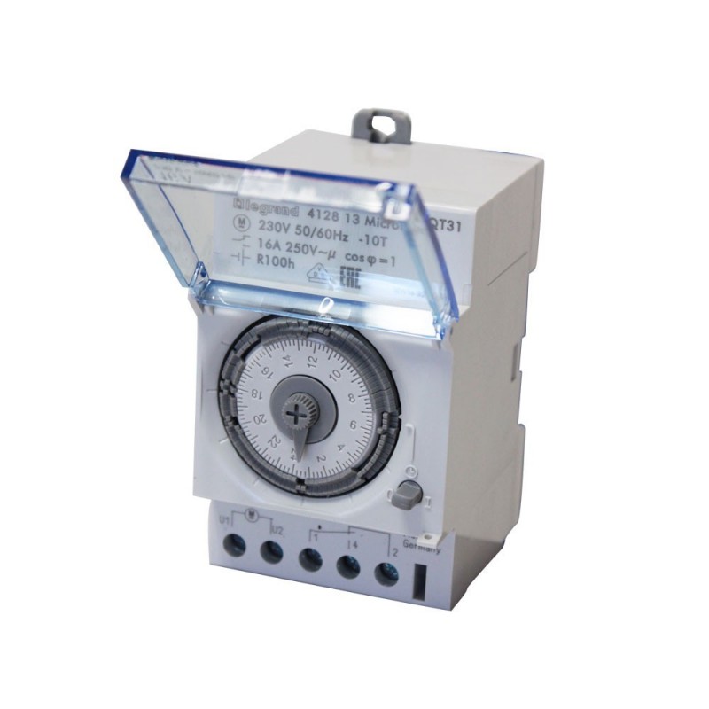 Interrupteur horaire modulaire programmable manuel