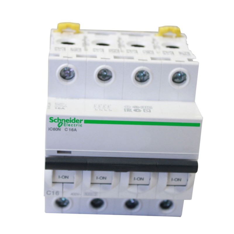 Disjoncteur modulaire iC60N TETRA 16A courbe C